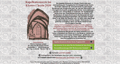 Desktop Screenshot of kapellenkonzerte-chorin.de